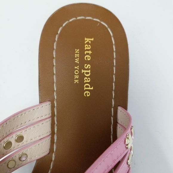 SOLD Kate Spade Carol Pink Flat Sandals - Picture 5 of 8